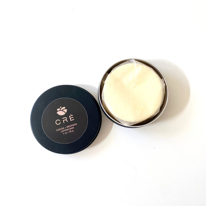 Cocoa + Beeswax Lotion Bar